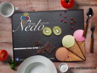3.000 Adet 90 Gr. Parlak Kuşe Amerikan Servis 43×31 cm